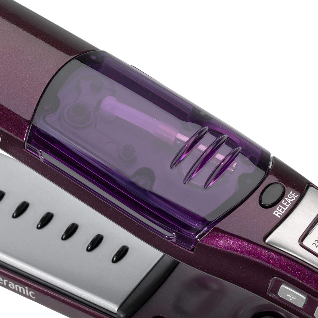 BaByliss Lisseur I-Pro 230 Steam avec technologie Brillance pour un lissage  ultime ST395E, Violet, 11.8 x 1.6 cm